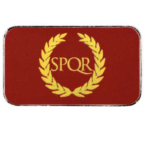 1 oz SPQR Roman Historic Flag Colorized Silver Bar
