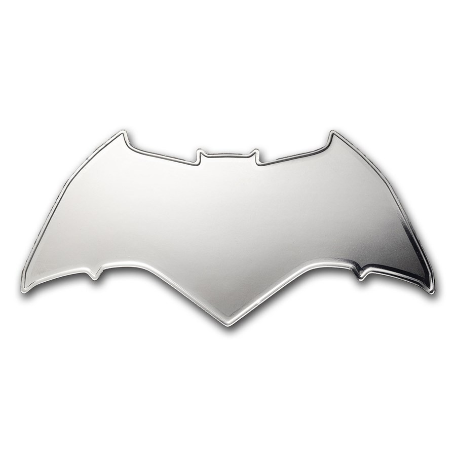 2025 1 oz Batman Batarang Proof Shaped Silver Coin