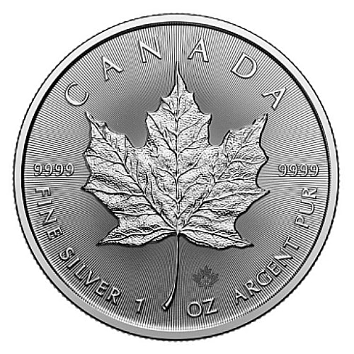 2024 1 oz Canadian Silver Maple Leaf Coin BU