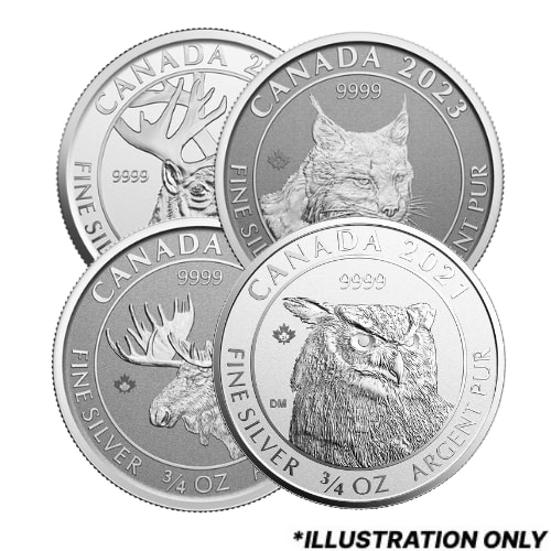 3/4 oz Royal Canadian Mint Silver Coin - Design Our Choice