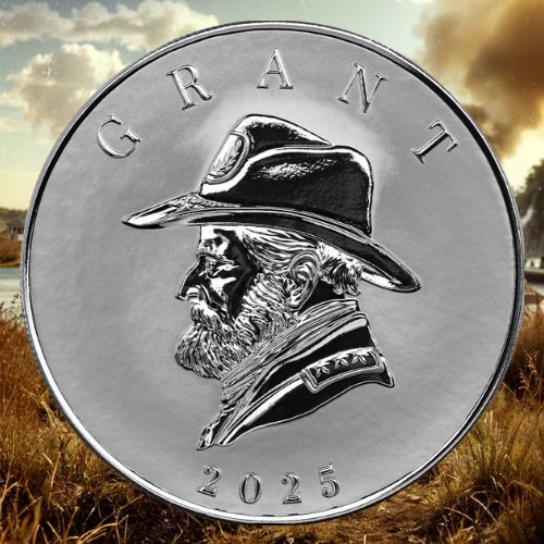 2025 5 oz Grant Silver Coin - Commander Series