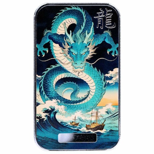 2026 1 oz Lucky Dragon Boundless Sea Silver Bar