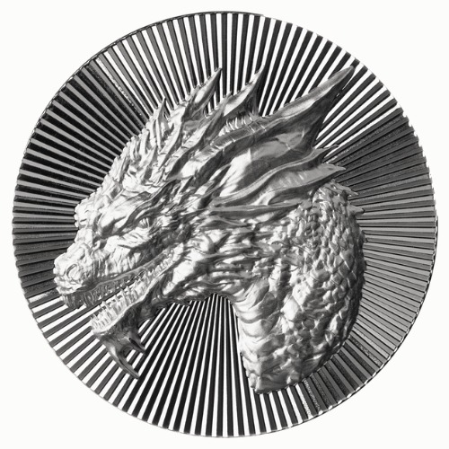 2 oz Scottsdale Silver Dragon Stacker Round