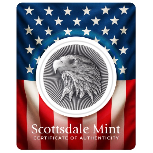 1 oz Scottsdale Silver Eagle Stacker Antique Round