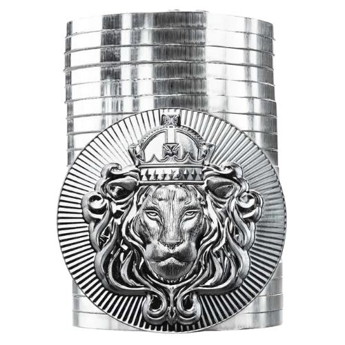 Buy 1 oz Scottsdale Lion Silver Stacker Round | SD Bullion