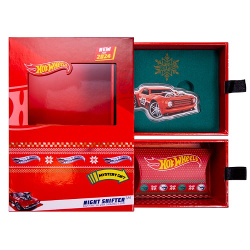 2024 1 oz Hot Wheels™ - Night Shifter™ Colorized Proof Silver Coin