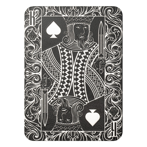 2025 1 oz King of Spades Shaped Silver Reverse Proof Coin (w/ Box and COA)