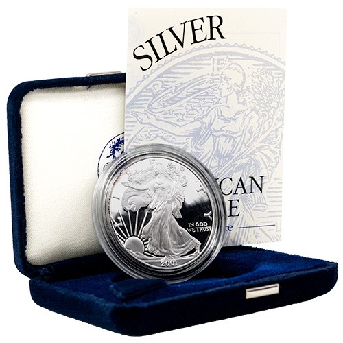 2001 American Silver Eagle Coins