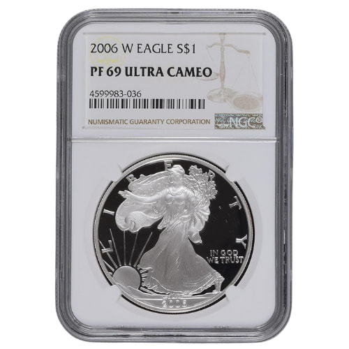 2006-W NGC PF-69 1 oz American Silver Eagle Proof Coin