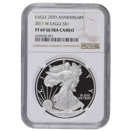 2011-W NGC PF-69 1 oz American Silver Eagle Proof Coin