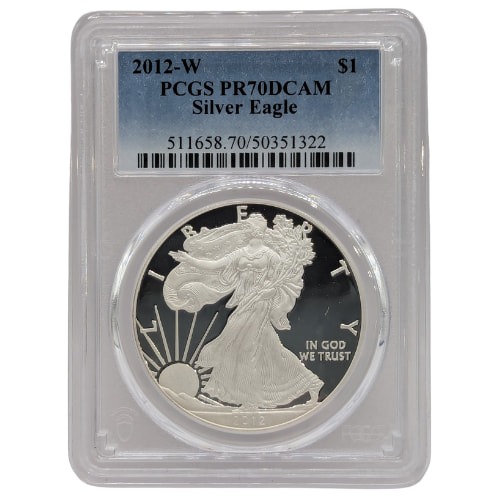 2012-W PCGS PR-70 American Silver Eagle Proof