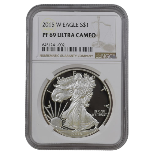 2015-W NGC PF-69 1 oz American Silver Eagle Proof Coin