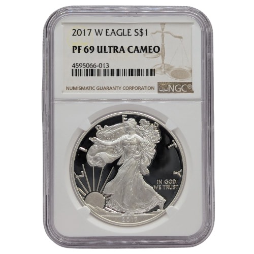 2017-W NGC PF-69 1 oz American Silver Eagle Proof Coin