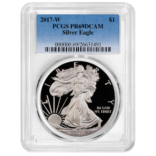 2017-W PCGS PR-69 1 oz American Silver Eagle Proof Coin