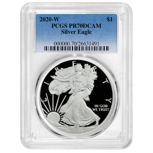 2020-W PCGS PR-70 1 oz American Silver Eagle Proof Coin