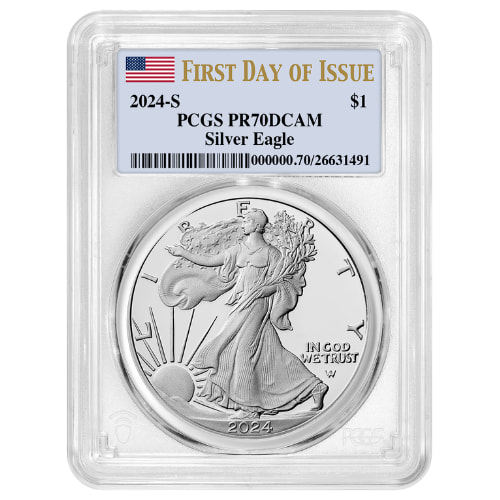 MS 70 Silver Eagle Coins