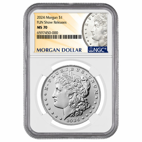 2024 NGC MS-70 FUN Show Releases Morgan Dollar Silver Coin