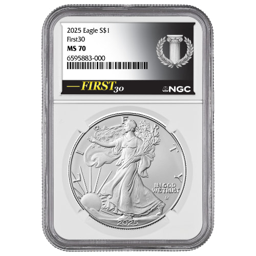 2025 NGC MS-70 FIRST30™ 1 oz American Silver Eagle Coin