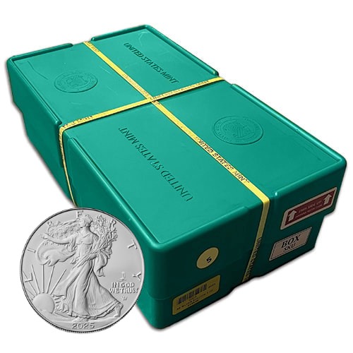 2025-(P) Silver Eagle Eagle Privy Monster Box - 500 Coins (Sealed)