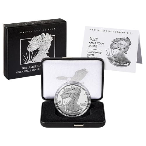 2025-S 1 oz American Silver Eagle Proof Coin w/Box & COA