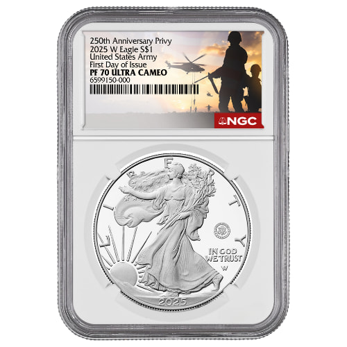 PF 70 Graded American Silver Eagle Coins