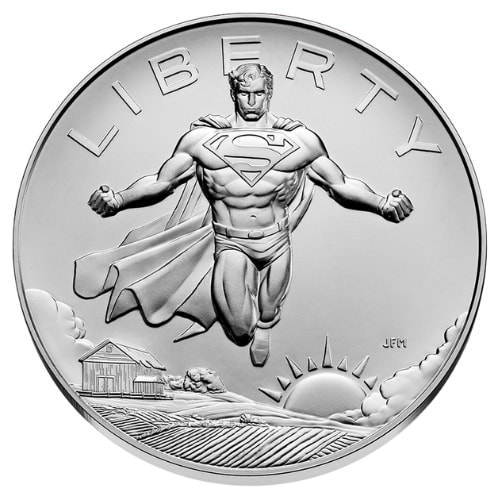 2025 1 oz US Superman™ Silver Medal