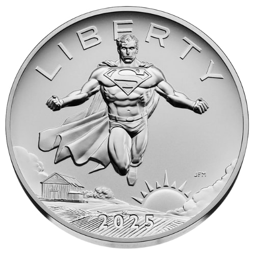 2025 2.5 oz US Superman™ Silver Medal