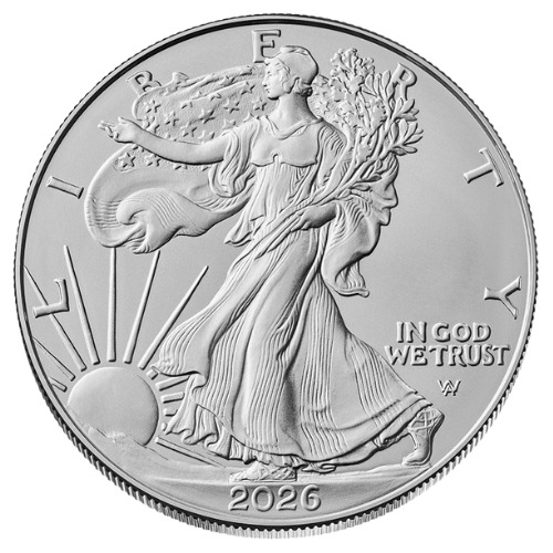 2026 1 oz American Silver Eagle Coin BU