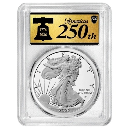 PCGS PR-70 First Day of Issue 2026-P 1 oz American Silver Eagle Congratulations Proof - 250 Label