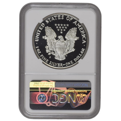 1986-S NGC PF-69 1 oz American Silver Eagle Proof Coin Free Shipping