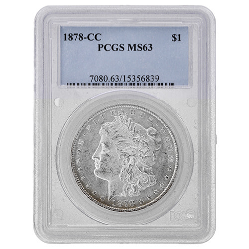 1878-CC PCGS MS-63 Morgan Silver Dollar Coin