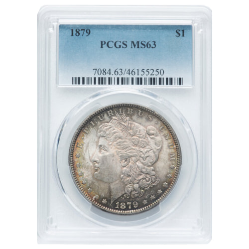 1879 PCGS MS-63 Morgan Silver Dollar Coin