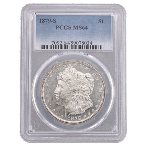 1879-S PCGS MS-64 Morgan Silver Dollar Coin