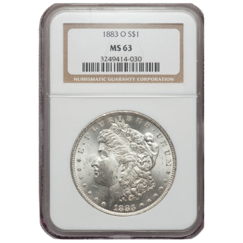 1883-O NGC MS-63 Morgan Silver Dollar Coin