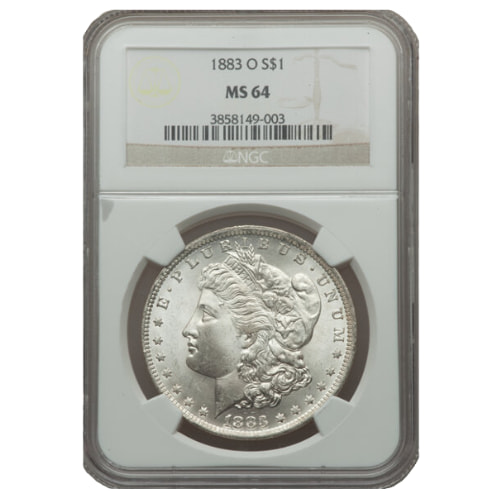 1883-O NGC MS-64 Morgan Dollar Silver Coin