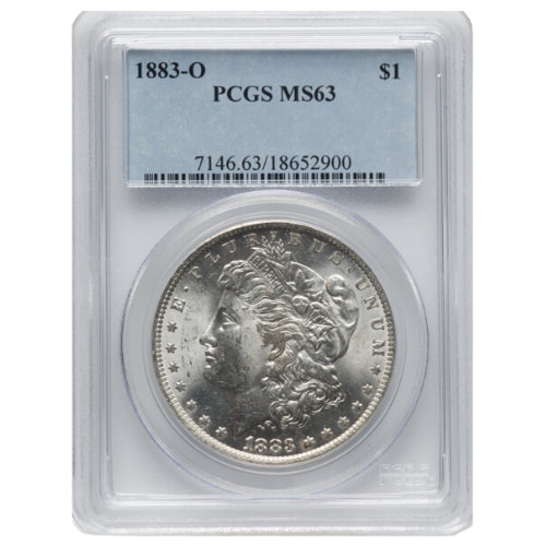 1883-O PCGS MS-63 Morgan Silver Dollar Coin