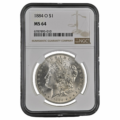1884-O NGC MS-64 Morgan Silver Dollar Coin