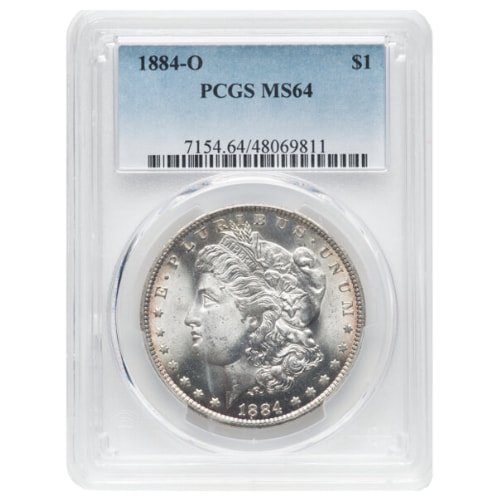 1884-O PCGS MS-64 Morgan Dollar Silver Coin