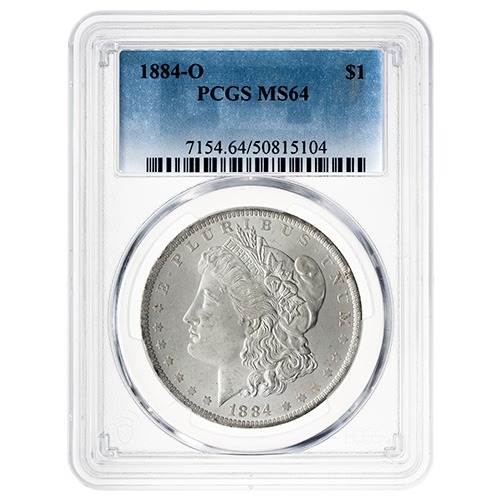 1884-O PCGS MS-64 Morgan Dollar Silver Coin