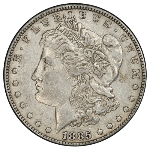 1885-CC Morgan Silver Dollar Coin - XF