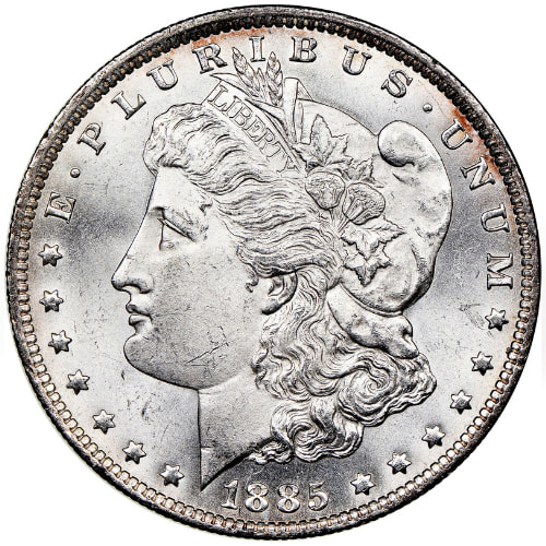 1885-O Morgan Silver Dollar BU