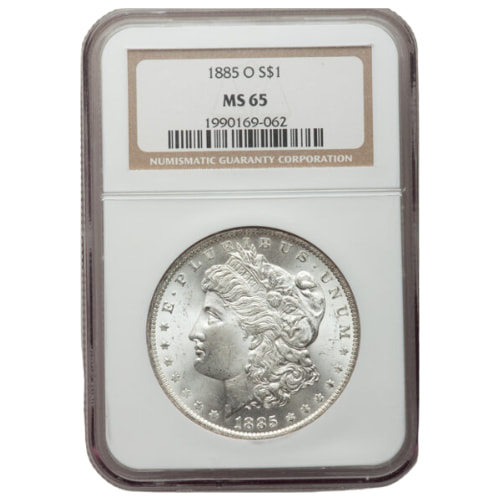 1885-O NGC MS-65 Morgan Silver Dollar Coin