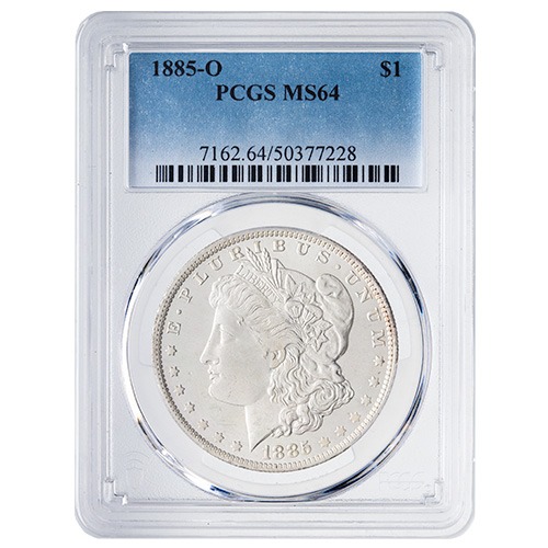 1885-O PCGS MS-64 Morgan Silver Dollar Coin