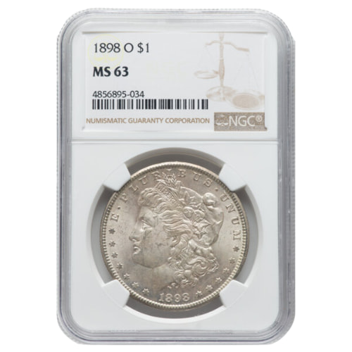 1898-O NGC MS-63 Morgan Silver Dollar Coin