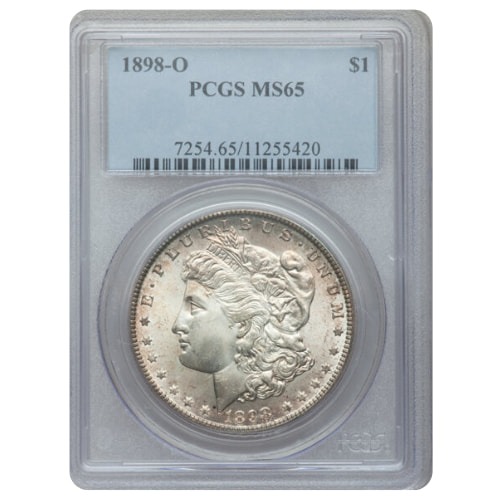 1898-O PCGS MS-65 Morgan Dollar Silver Coin