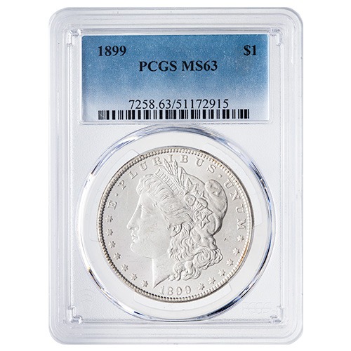 1899 PCGS MS-63 Morgan Silver Dollar Coin