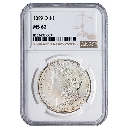 1899-O NGC MS-62 Morgan Dollar Silver Coin