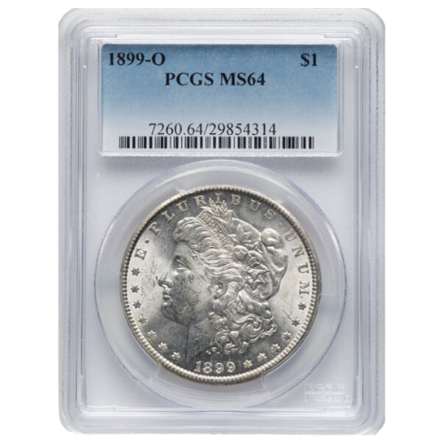 1899-O PCGS MS-64 Morgan Dollar Silver Coin