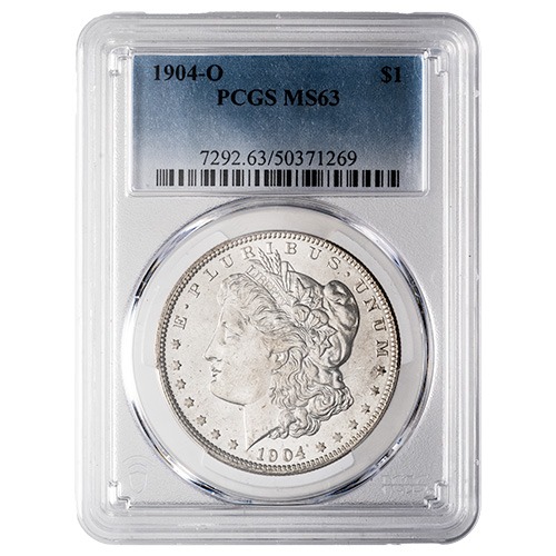1904-O PCGS MS-63 Morgan Silver Dollar Coin
