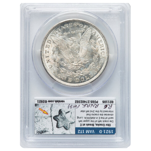 1921年 MORGAN SILVER DOLLAR アメリカPCGS MS63 sus901921dmorgandollpcgsms63-